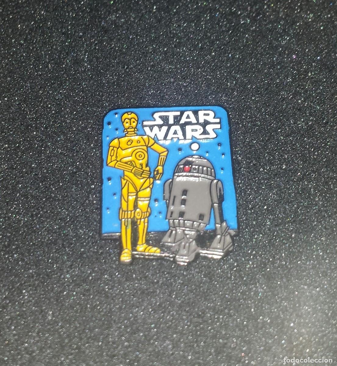 Pins de colecci&oacute;n: ANTIGUO PIN R2D2 Y C3PO (PERSONAJES STAR WARS)