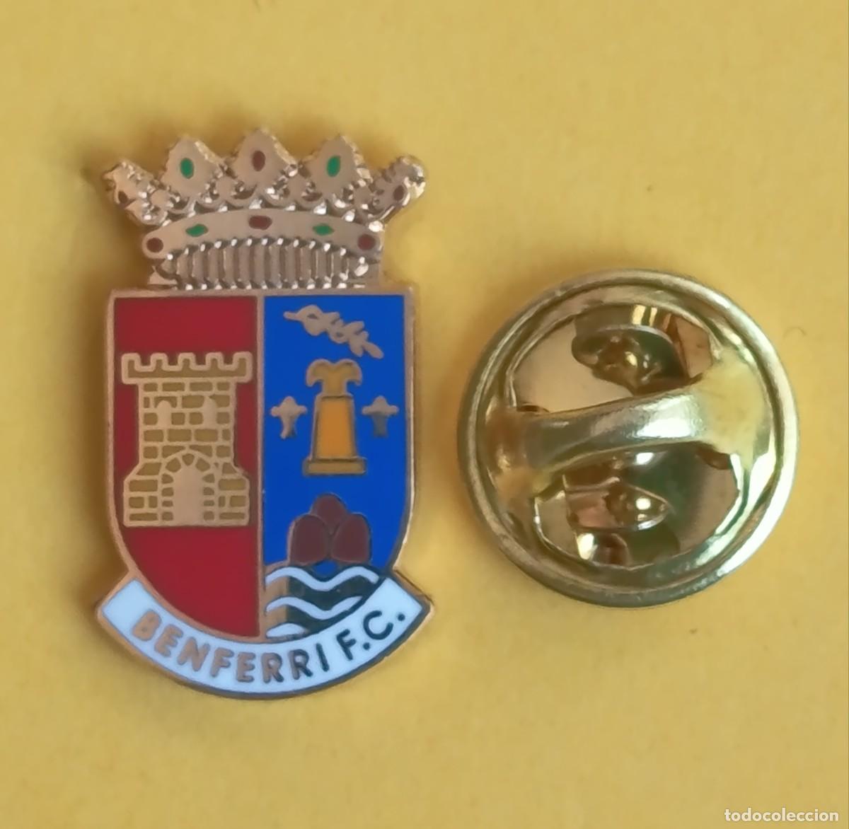 Pins de cole&ccedil;&atilde;o: PIN FUTBOL - ESMALTE - BENFERRI F.C. - BENFERRI - ALICANTE - 130723
