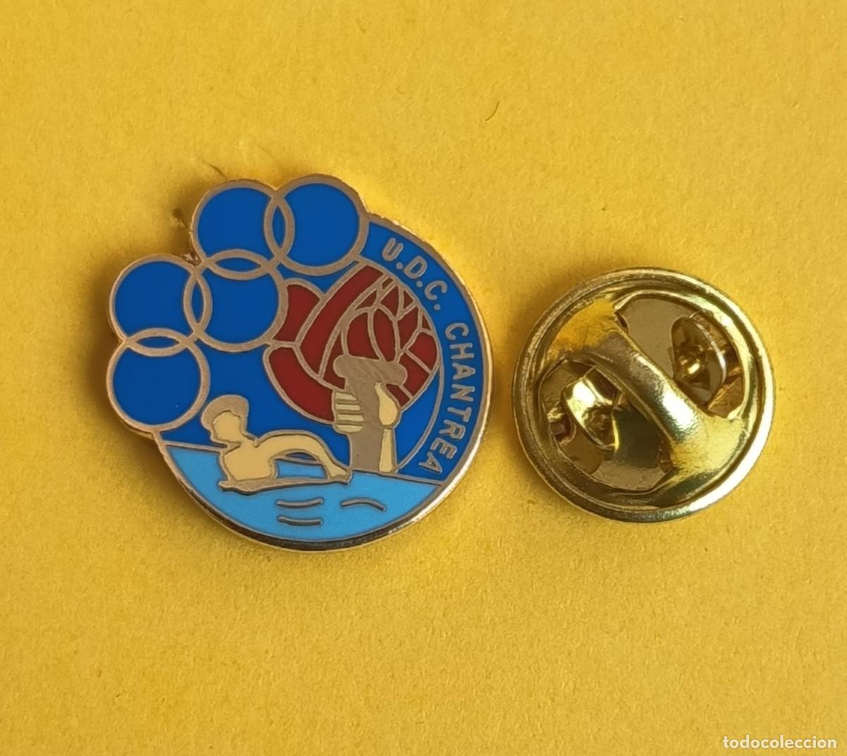 Pins de cole&ccedil;&atilde;o: PIN FUTBOL - ESMALTE - U.C.D. CHANTREA - PAMPLONA - NAVARRA - 130724