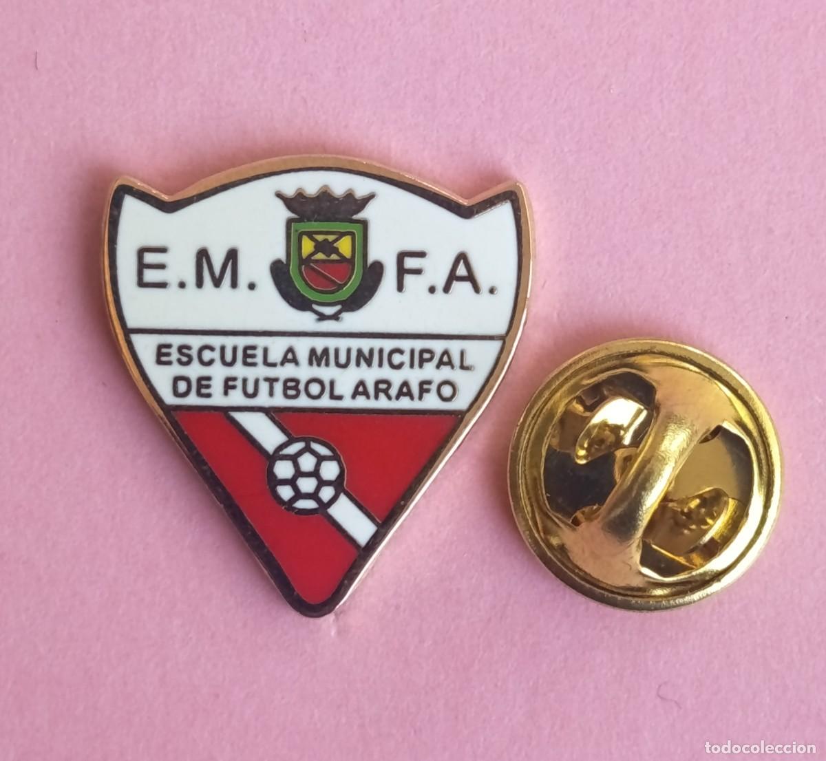 Pins de colecci&oacute;n: PIN FUTBOL - ESMALTE - ESCUELA MUNICIPAL DE FUTBOL ARAFO - ARAFO - TENERIFE - 130730