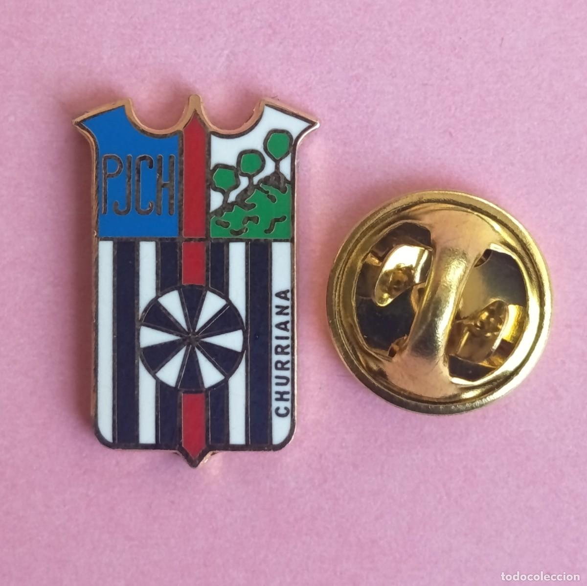 Pins de colecci&oacute;n: PIN FUTBOL - ESMALTE - PE&Ntilde;A JUVENTUD CHURRIANERA - MALAGA - 130735