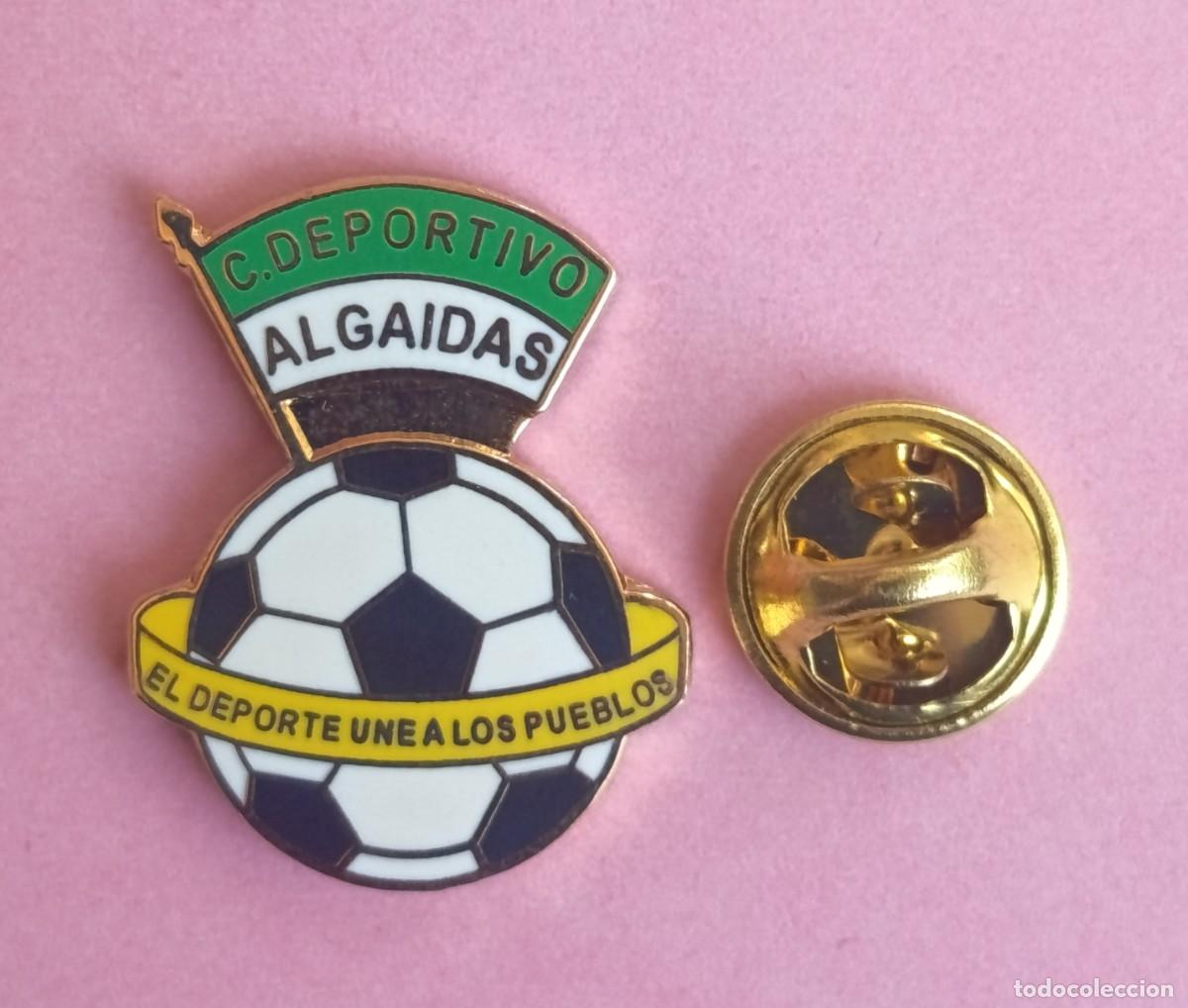 Pins de colecci&oacute;n: PIN FUTBOL - ESMALTE - CLUB DEPORTIVO ALGAIDAS - VILLANUEVA DE ALGAIDAS - MALAGA - 130736