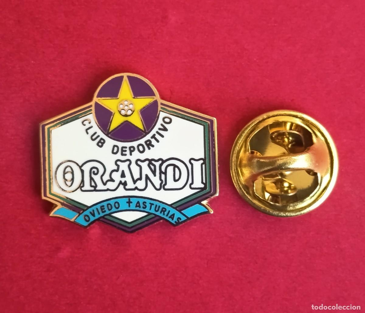 Pins de colecci&oacute;n: PIN FUTBOL - ESMALTE - CLUB DEPORTIVO ORANDI - OVIEDO - ASTURIAS - 130740
