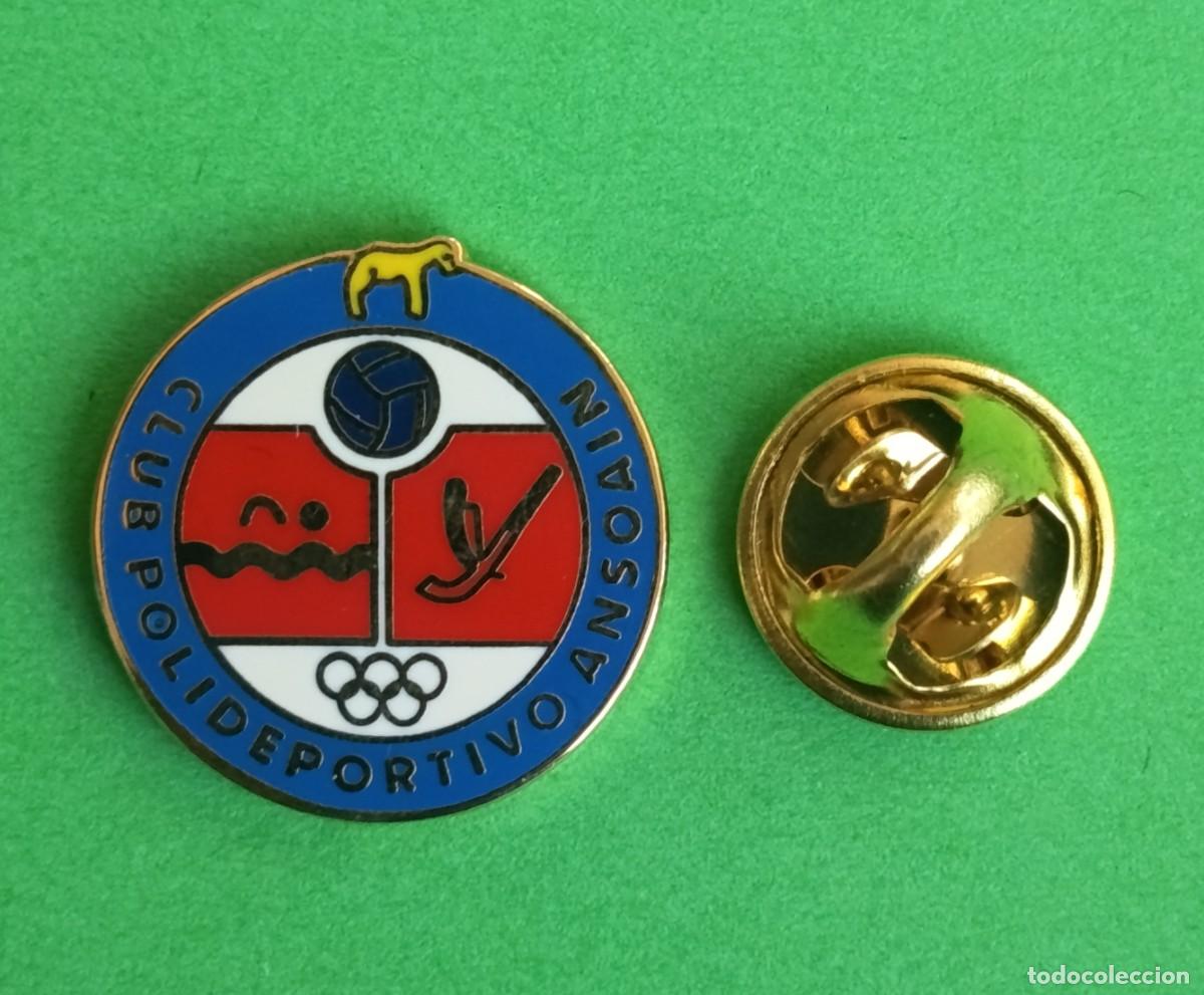 Pins de colecci&oacute;n: PIN FUTBOL - ESMALTE - CLUB POLIDEPORTIVO ANSOAIN - ANSOAIN - NAVARRA - 130743