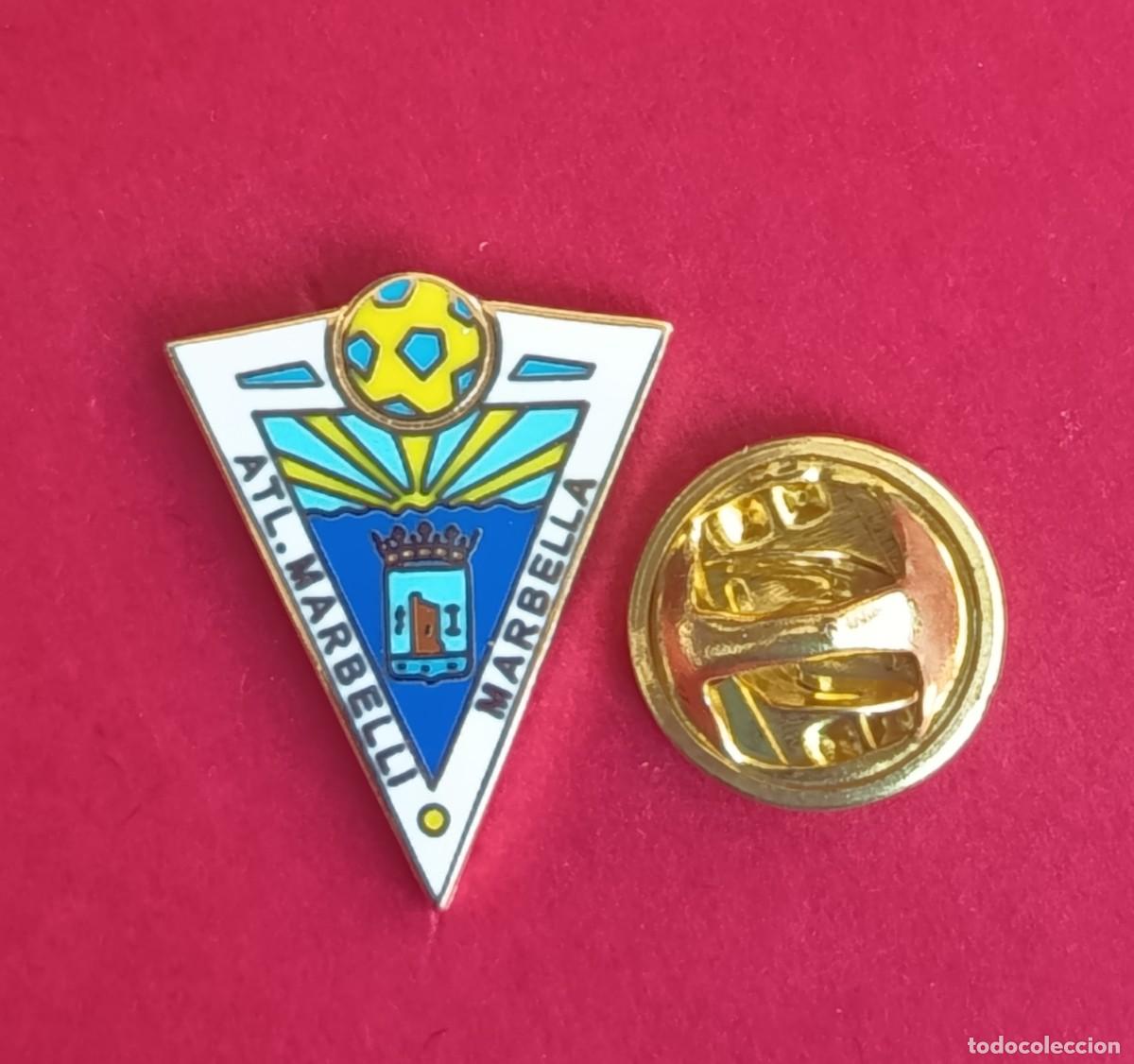 Pins de colecci&oacute;n: PIN FUTBOL - ESMALTE - CLUB DEPORTIVO ATLETICO MARBELLI - MARBELLA - MALAGA - 130756