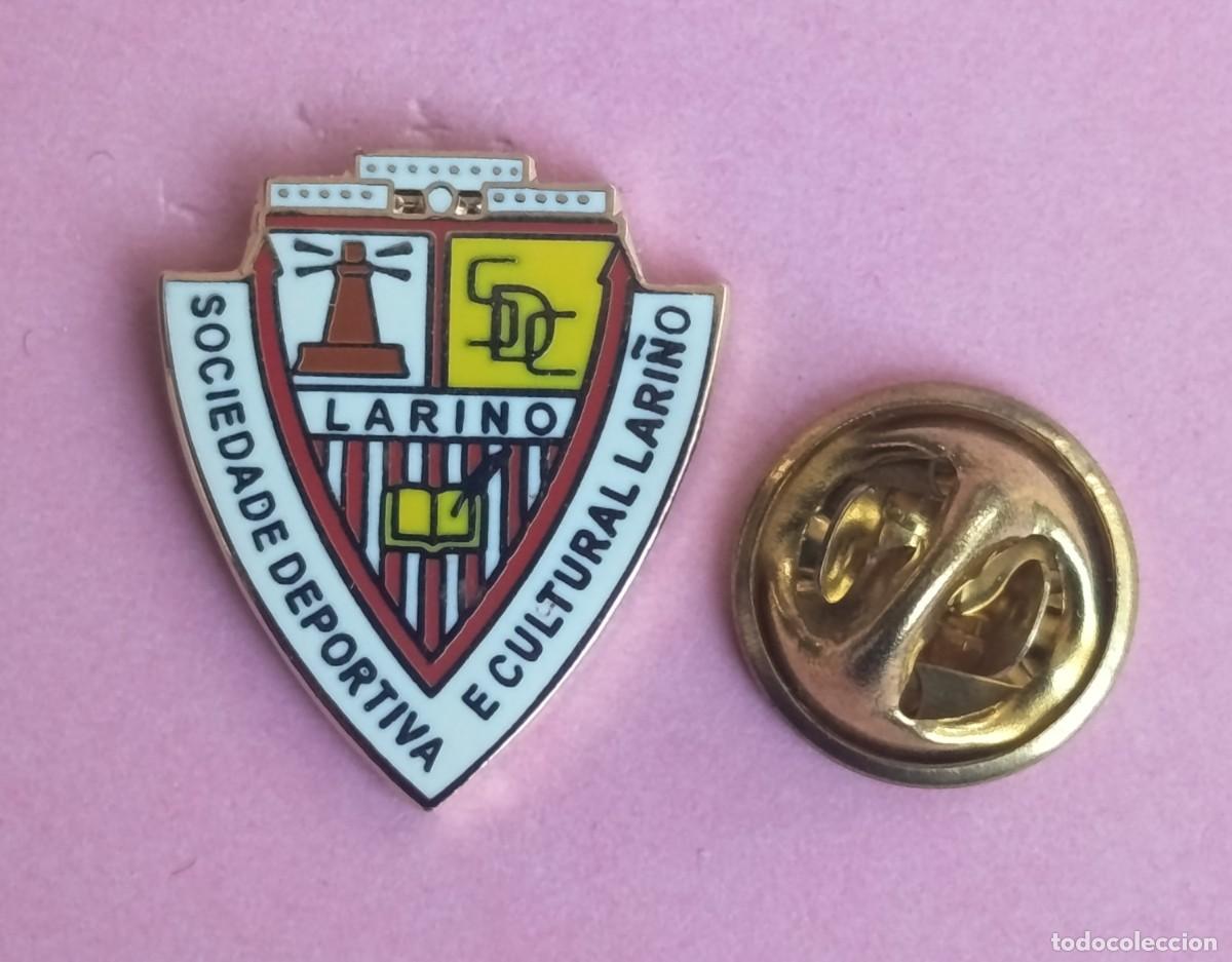 Pins de colecci&oacute;n: PIN FUTBOL - ESMALTE - SOCIEDAD DEPORTIVA Y CULTURAL LARI&Ntilde;O - LARI&Ntilde;O - CORU&Ntilde;A - 130807