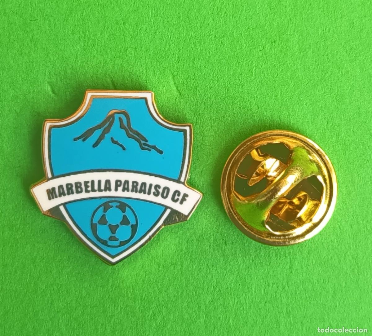 Pins de colecci&oacute;n: PIN FUTBOL - ESMALTE - MARBELLA PARAISO C.F. - MARBELLA - MALAGA - 130821