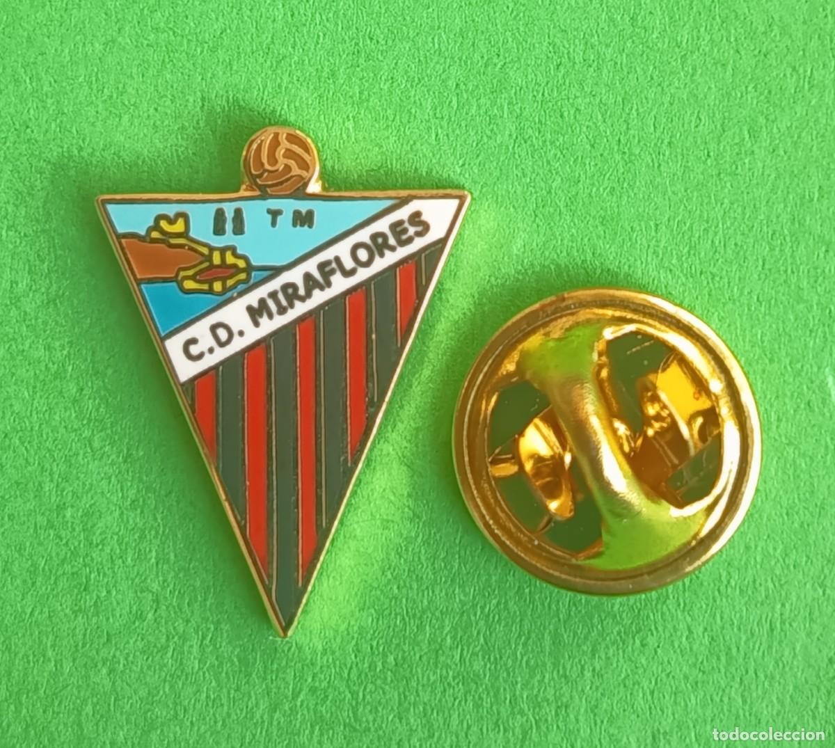 Pins de colecci&oacute;n: PIN FUTBOL - ESMALTE - CLUB DEPORTIVO MIRAFLORES - MALAGA - 130824