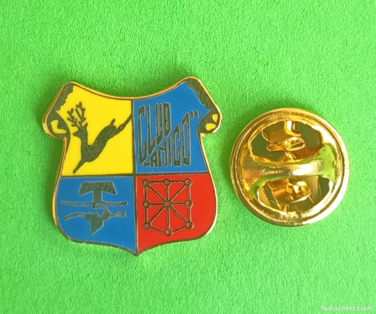 Pins de colecci&oacute;n: PIN FUTBOL - ESMALTE - CLUB DEPORTIVO AMIGO - PAMPLONA - NAVARRA - 130829