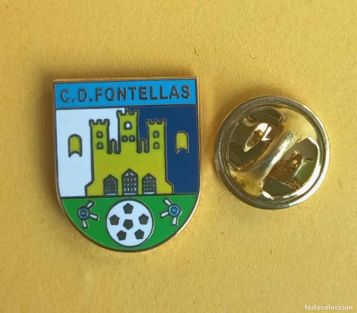Pins de colecci&oacute;n: PIN FUTBOL - ESMALTE - CLUB DEPORTIVO FONTELLAS - FONTELLAS - NAVARRA - 130832
