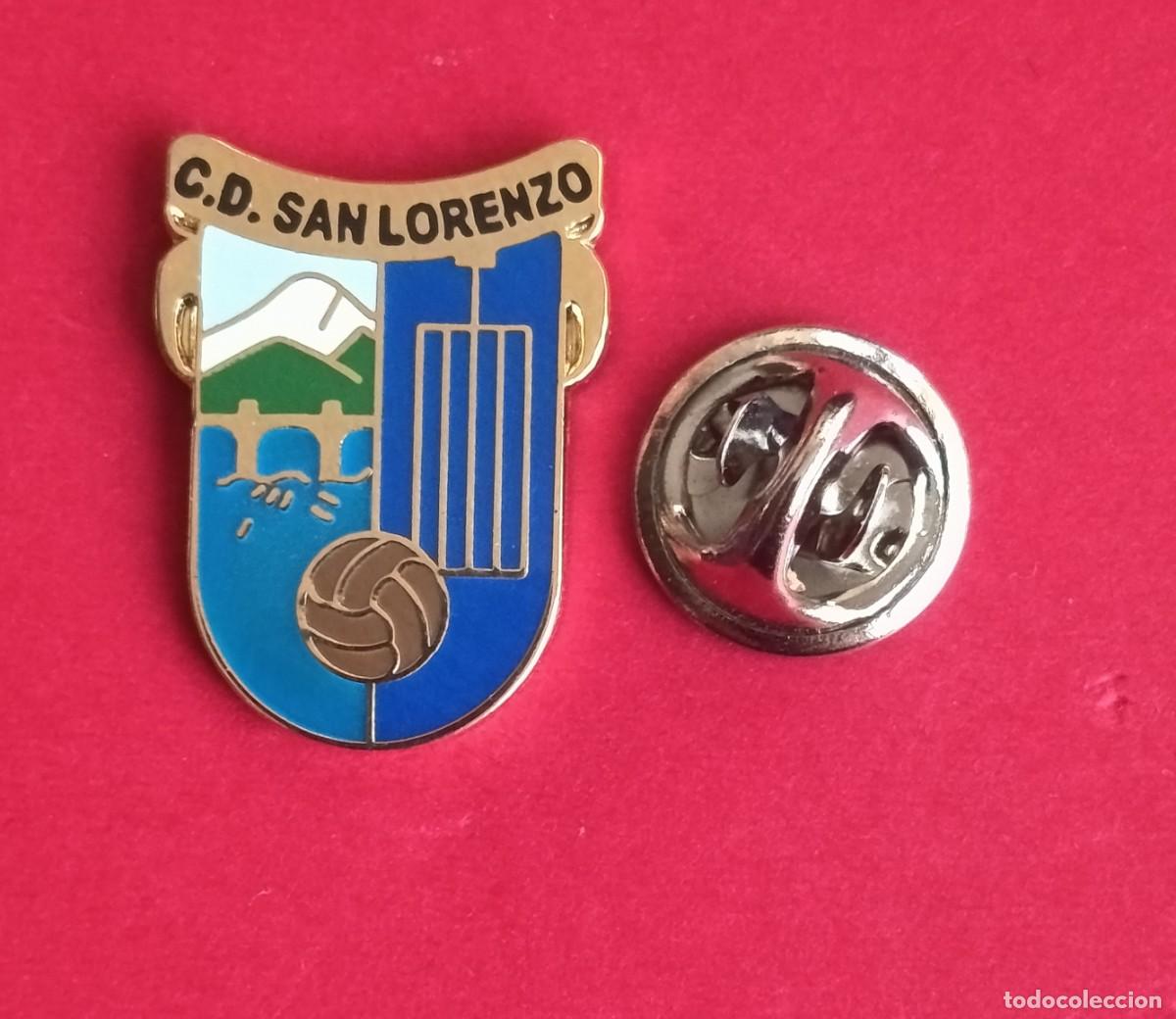 Collection pins: PIN FUTBOL - ESMALTE - C.D. SAN LORENZO - EZCARAY - LA RIOJA - 130851
