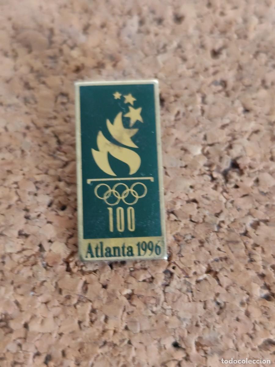 Pins de colecci&oacute;n: 2 Pin met&aacute;lico Atlanta 1996