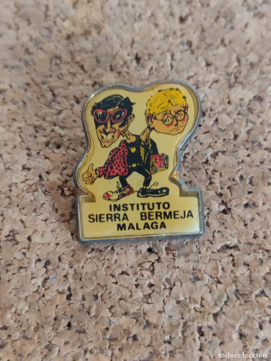 Pins de colecci&oacute;n: 2 Pin met&aacute;lico Instituto Sierra Bermeja Malaga