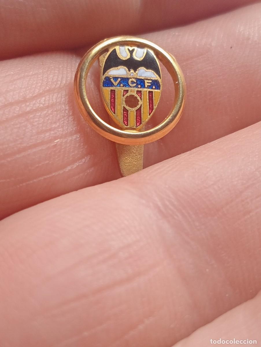 Pins de colecci&oacute;n: INSIGNIA ESMALTADA VALENCIA CLUB FUTBOL VCF ESCUDO CON CIRCULO PINS SOLAPA