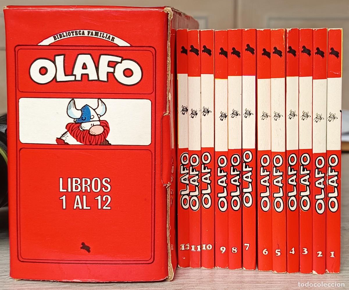 Pins de colecci&oacute;n: ESTUCHE COLECCION COMPLETA 12 NUMEROS OLAFO EL AMARGADO DIK BROWNE OVEJA NEGRA 1987