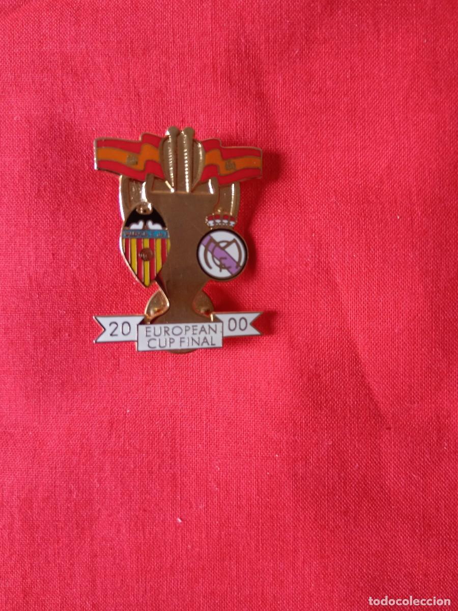 Pins de colecci&oacute;n: PIN EUROPEAN CUP FINAL 2000. REAL MADRID VALENCIA CF