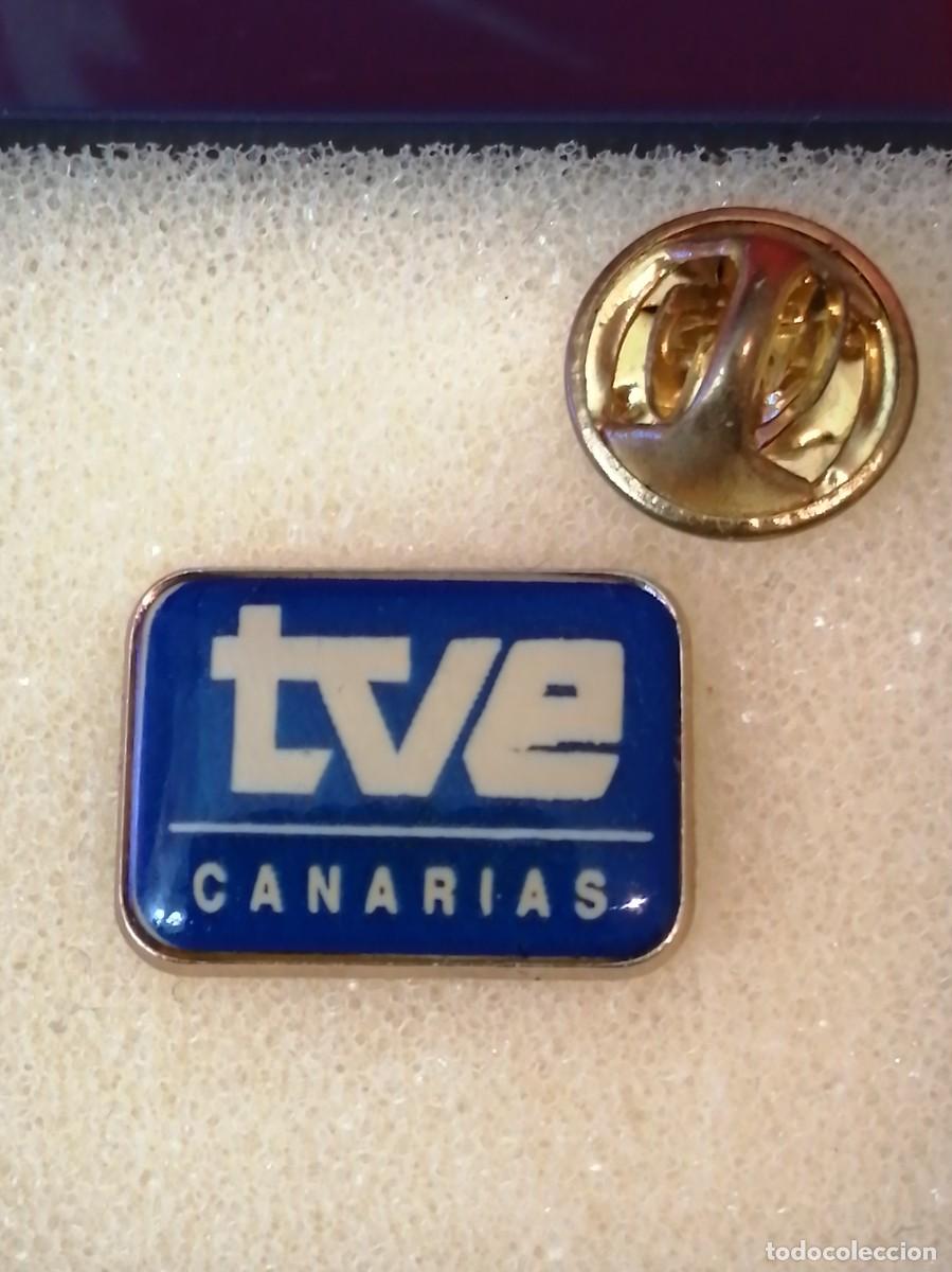 Pins de colecci&oacute;n: PIN INSIGNIA OFICIAL CANARIAS TVE TELEVISI&Oacute;N ESPA&Ntilde;OLA ORIGINAL