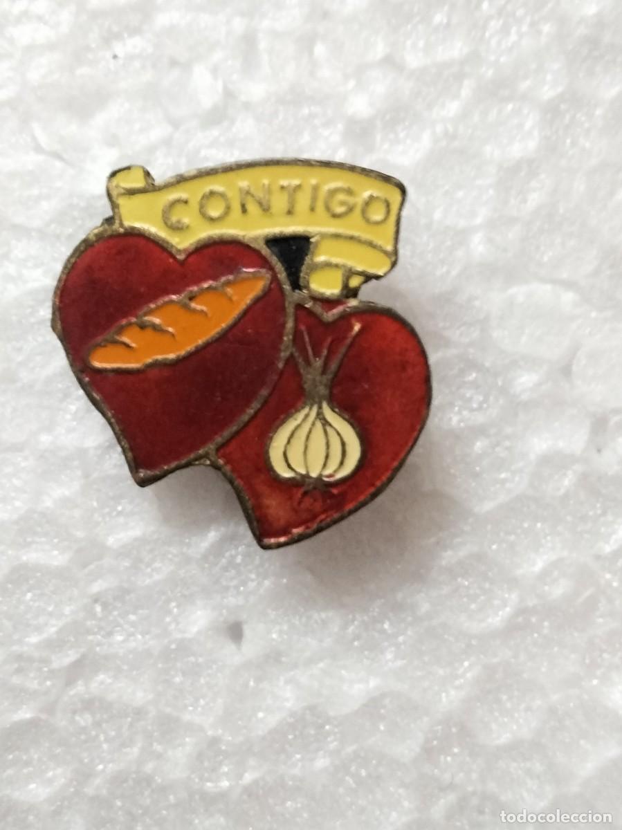 Pins de colecci&oacute;n: Pin Contigo pan y cebolla