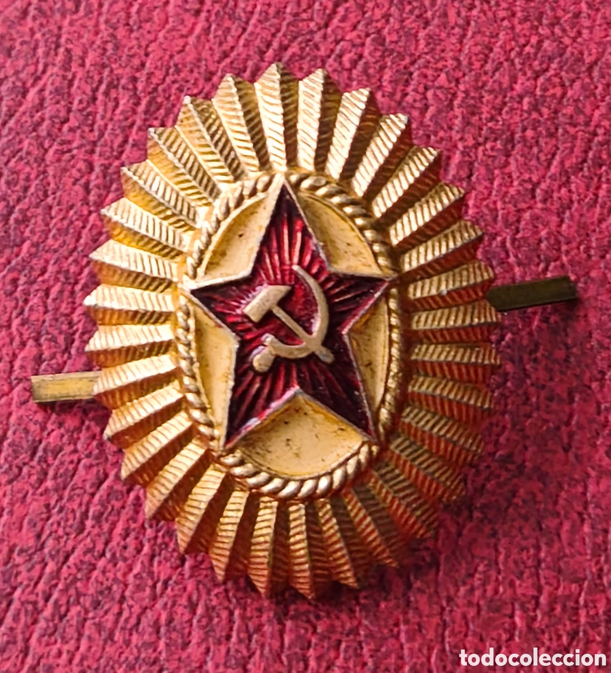 Pins de colecci&oacute;n: URSS. Emblema para gorra - Foto 1
