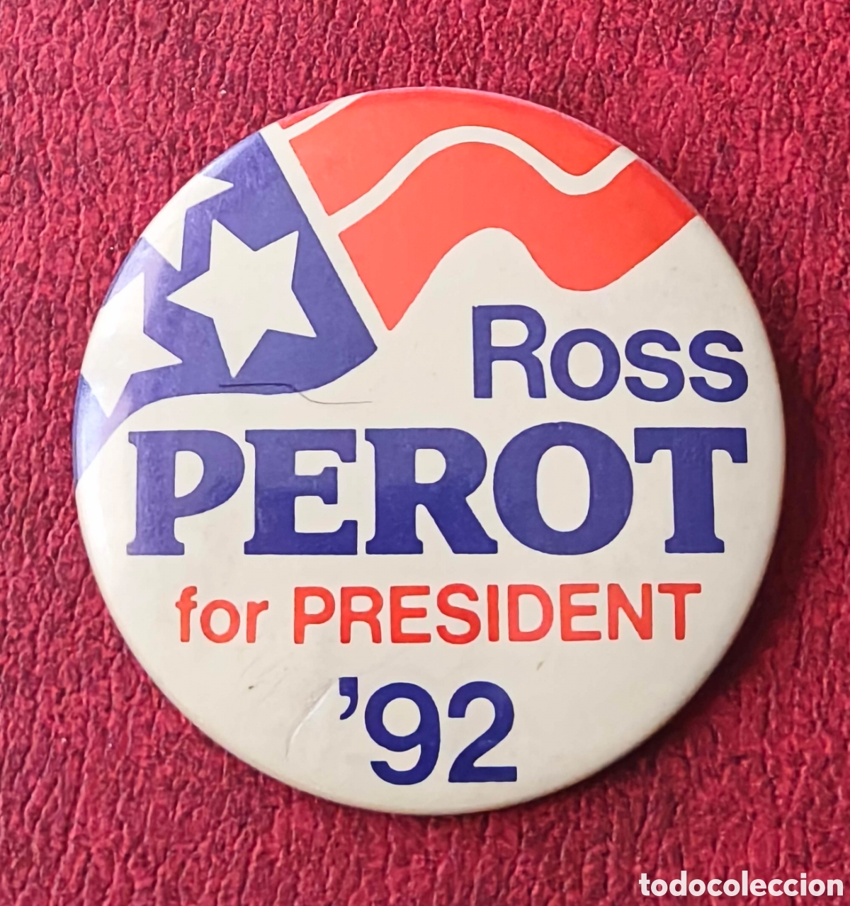 Pins de colecci&oacute;n: EEUU. 1992. Campa&ntilde;a Ross Perot
