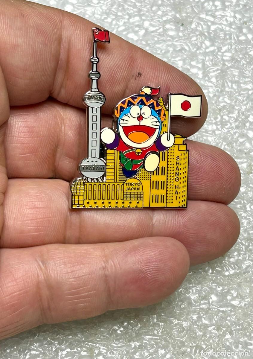 Pins de colecci&oacute;n: 4286.Pin Doraemon oficial de prensa de la TV Asahi para la Exposici&oacute;n Universal de Shangh&aacute;i 2010