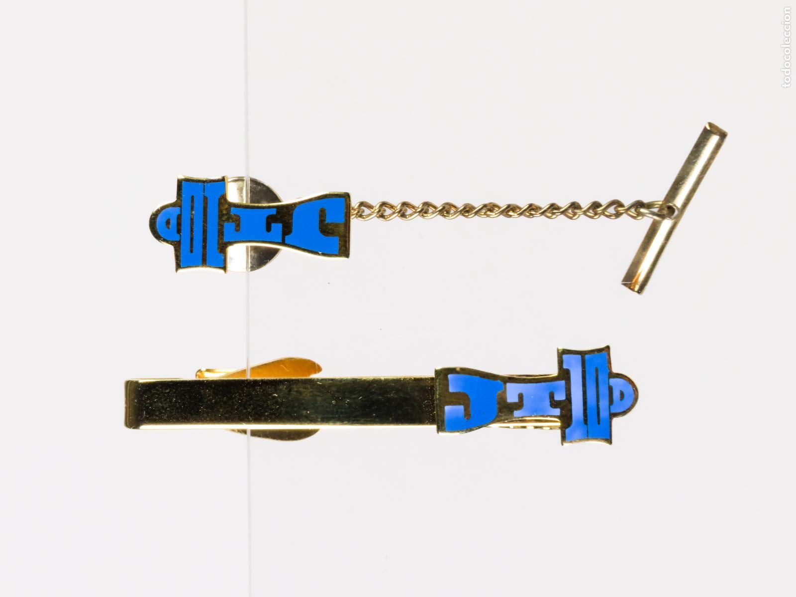 Pins de colecci&oacute;n: Pisacorbatas y Pin avi&oacute;n motor reacci&oacute;n JT10D Pratt & Whitney Boeing metal dorado esmalte S XX