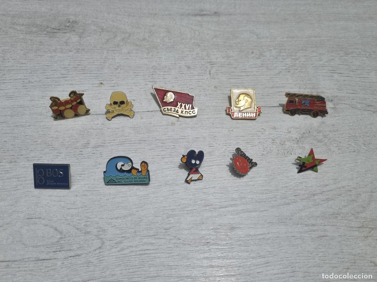 Pins de colecci&oacute;n: Lote de 10 pines - pin variados