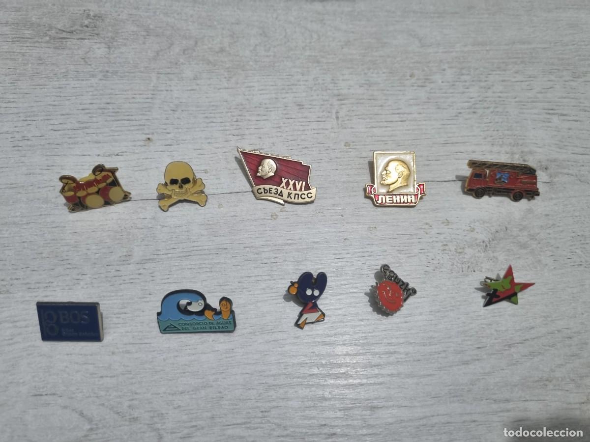 Pins de colecci&oacute;n: Lote de 10 pines - pin variados - Foto 2