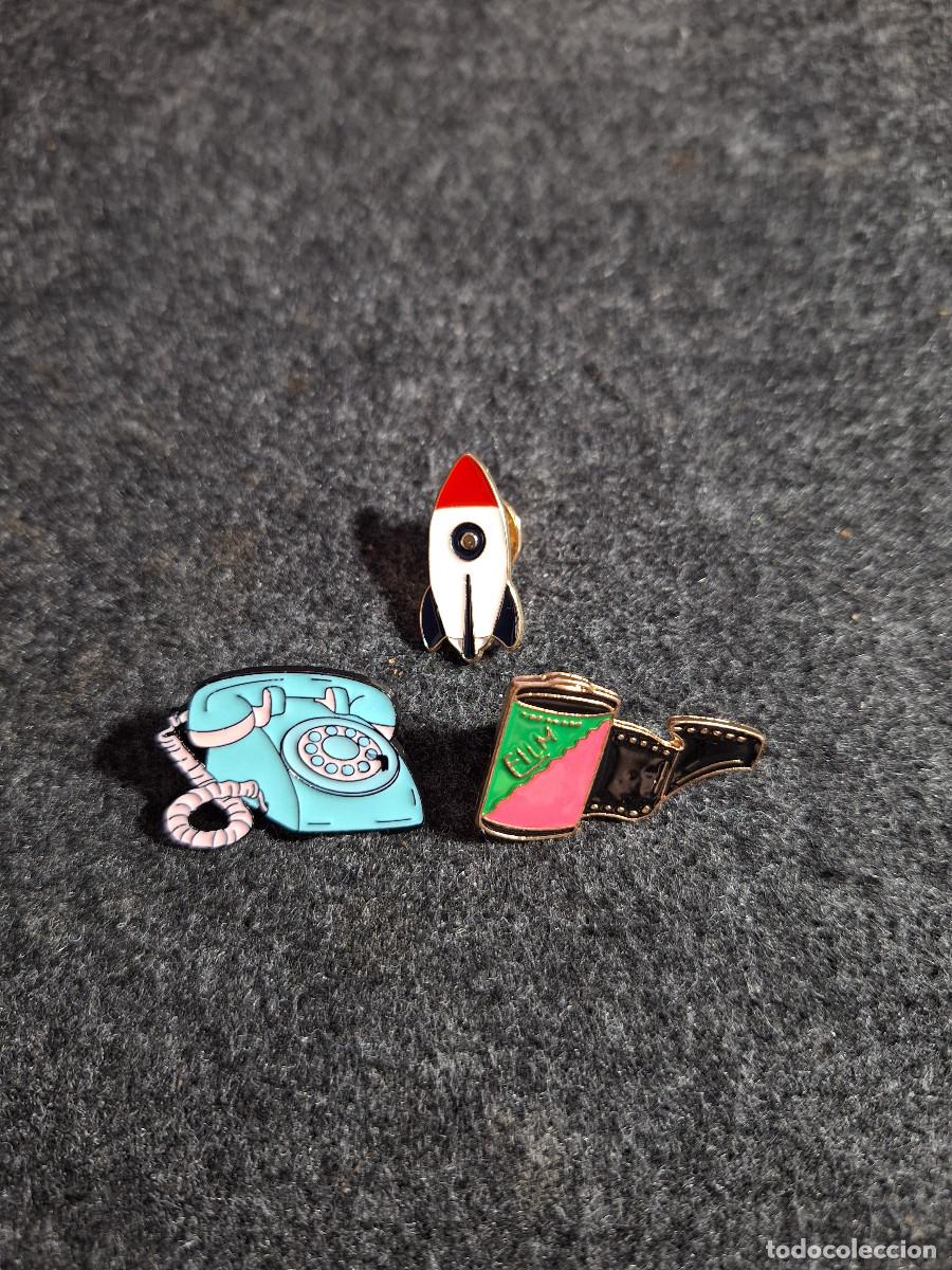 Pins de colecci&oacute;n: Lote de 9 pins variados + 1 chapa - Foto 4