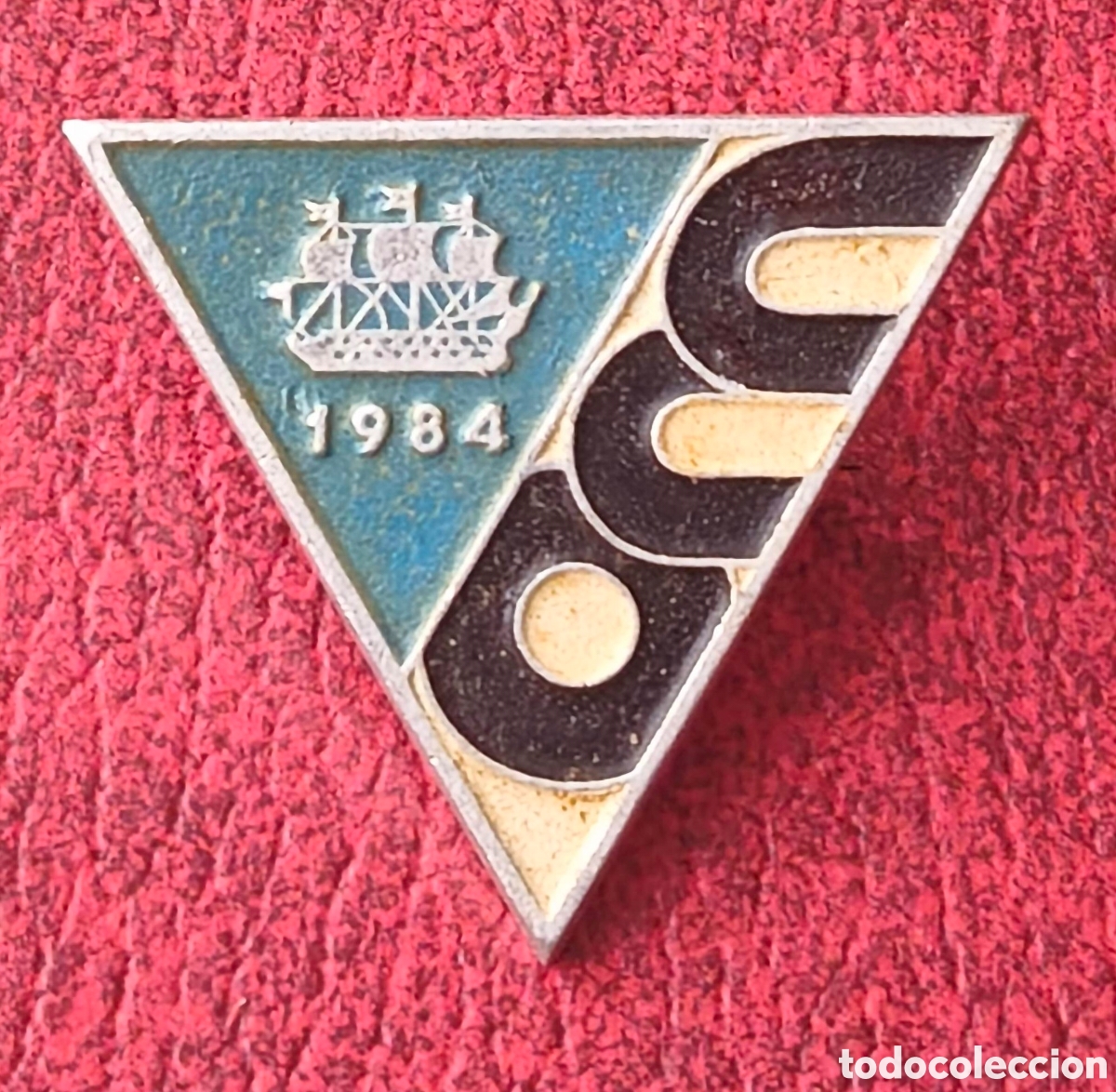 Pins de colecci&oacute;n: URSS. 1984. Brigada juvenil de construcci&oacute;n de Leningrado