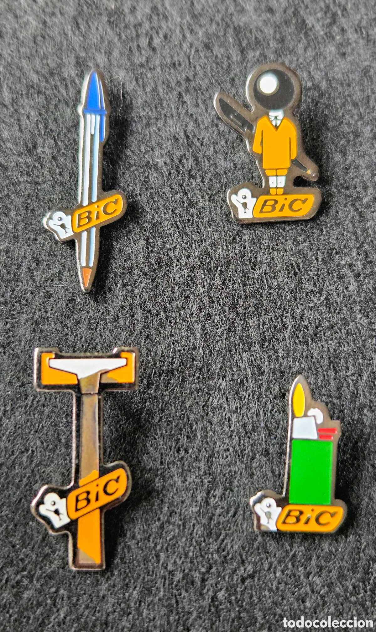 Pins de colecci&oacute;n: Lote 4 pins Bic. Pins bolis bic. - Foto 7