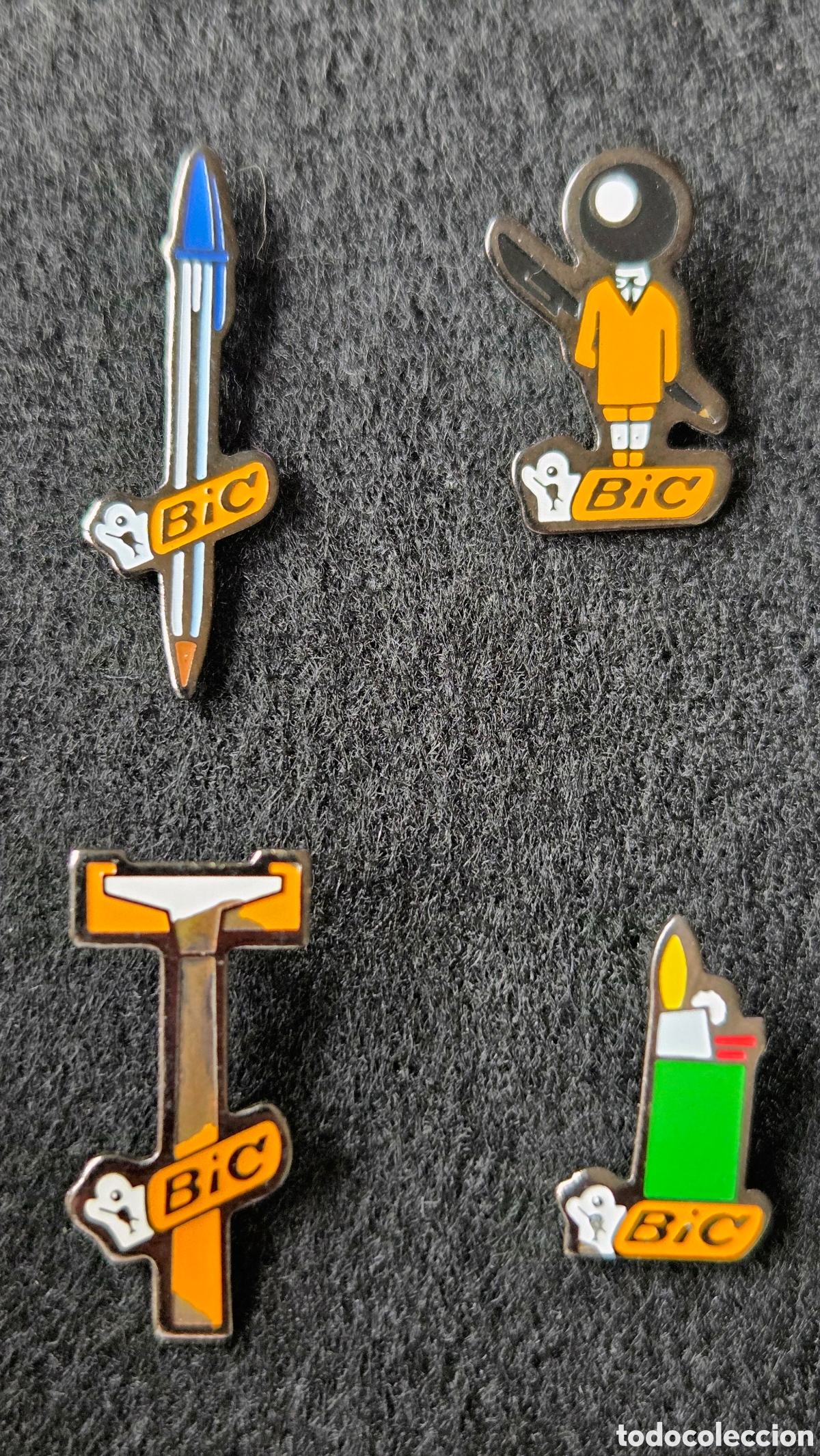 Pins de colecci&oacute;n: Lote 4 pins Bic. Pins bolis bic. - Foto 8
