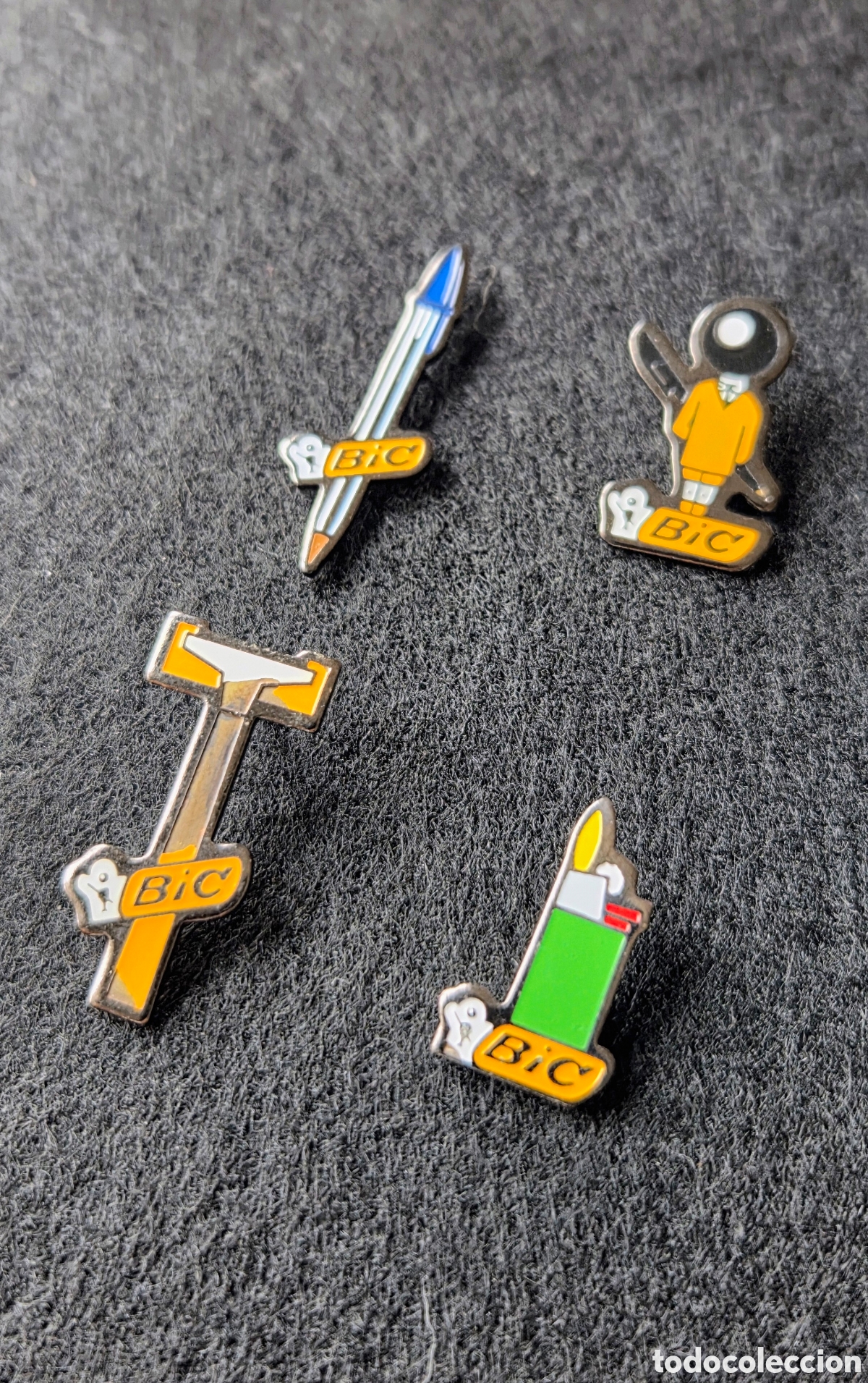Pins de colecci&oacute;n: Lote 4 pins Bic. Pins bolis bic. - Foto 1
