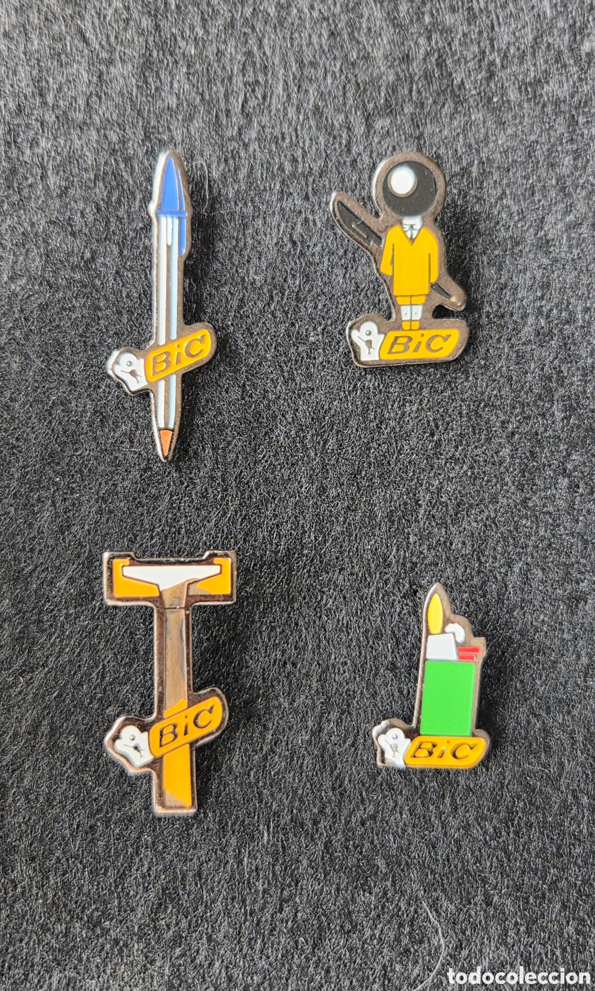 Pins de colecci&oacute;n: Lote 4 pins Bic. Pins bolis bic. - Foto 2