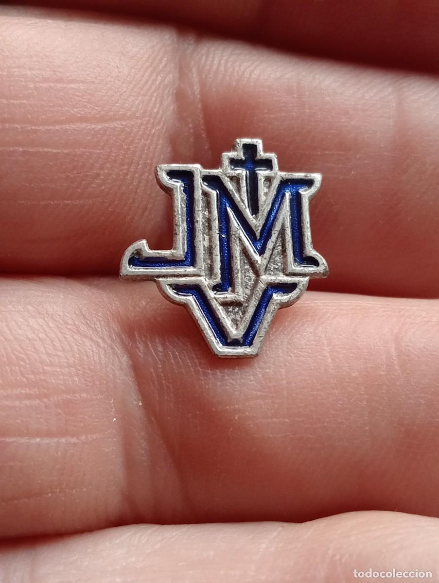 Pins de colecci&oacute;n: INSIGNIA JUVENTUDES MARIANAS VICENCIANAS PLATA JMV PINS ALFILER