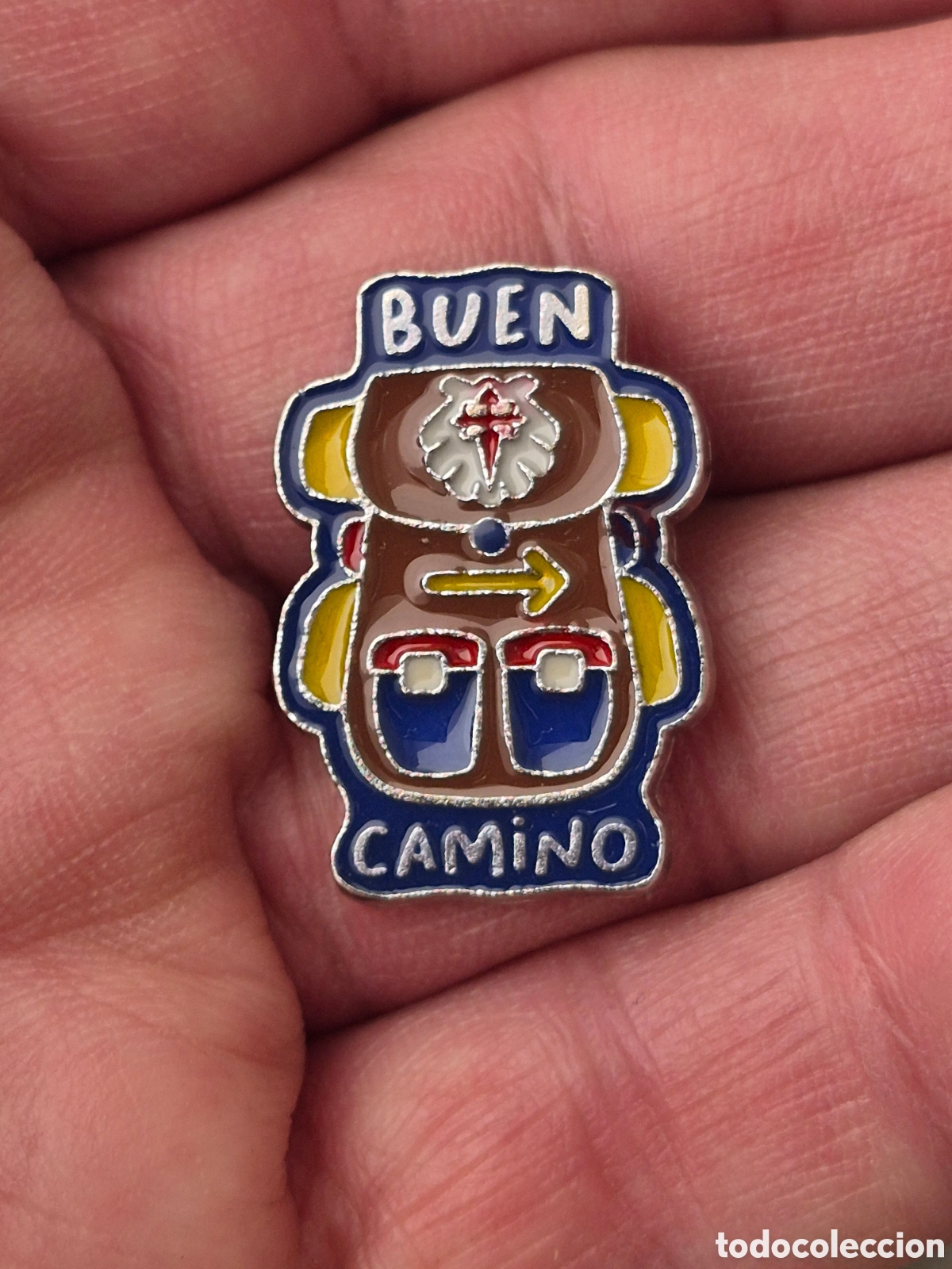 Pins de colecci&oacute;n: Pin Mochila Camino de Santiago