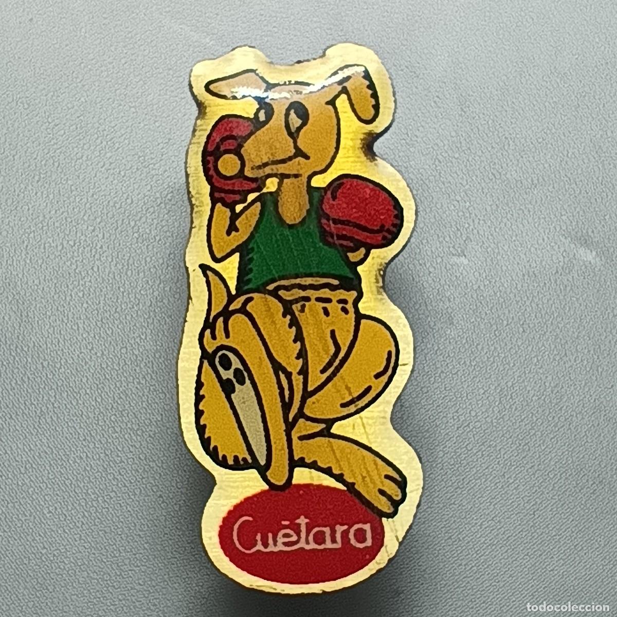 Pins de colecci&oacute;n: Pin Cu&eacute;tara &ndash; canguro boxeador met&aacute;lico