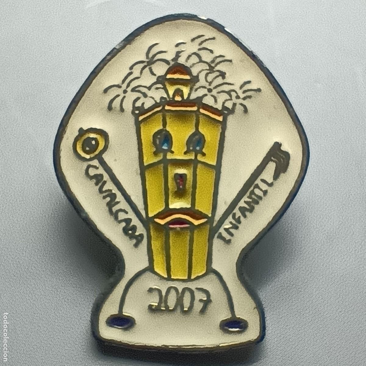 Pins de colecci&oacute;n: Pin Cavalcada de la Llum Castell&oacute;n 2007 &ndash; Torre del Fadr&iacute; esmaltado