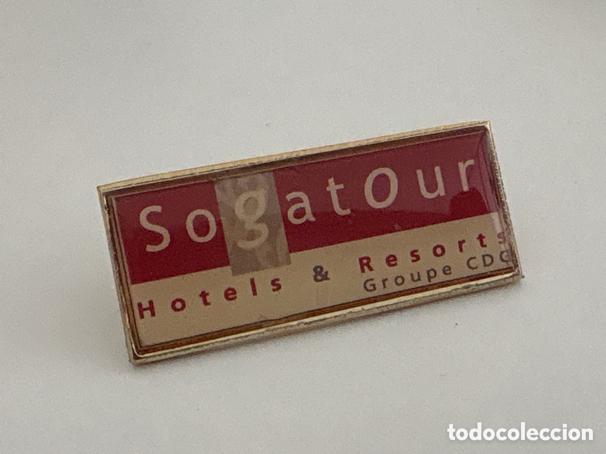 Pins de colecci&oacute;n: Pin publicidad Sogatour hotel & Resorts