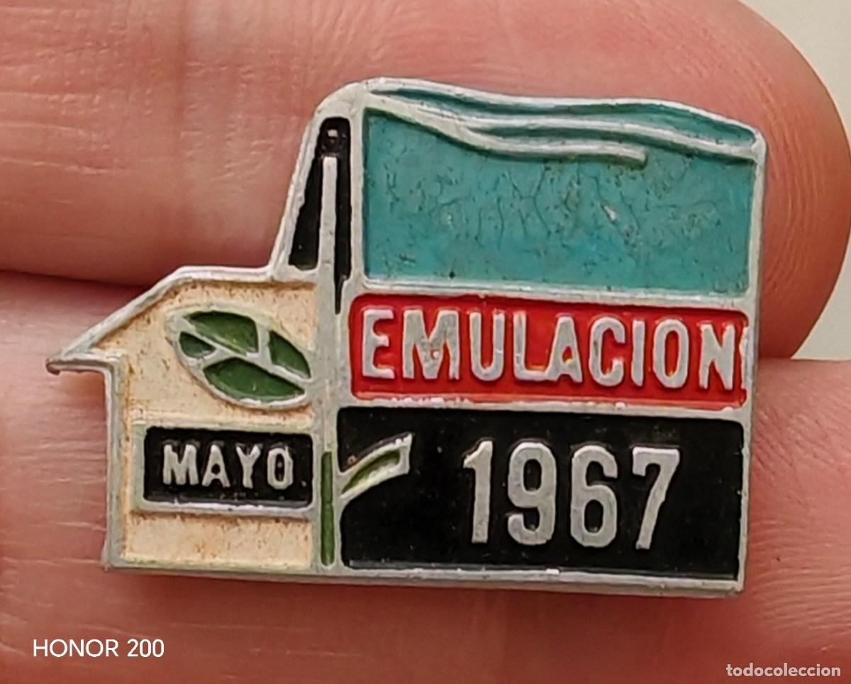 Pins de colecci&oacute;n: Insignia Broche Publicitario - Emulaci&oacute;n Socialista Mayo 1967 - Cuba. A&ntilde;o 1967
