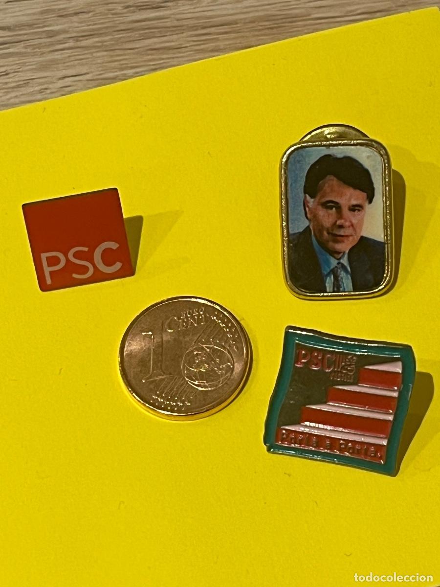 Pins de colecci&oacute;n: SET PINS PSC #a&ntilde;os80 #politica #PSC #felipegonzalez