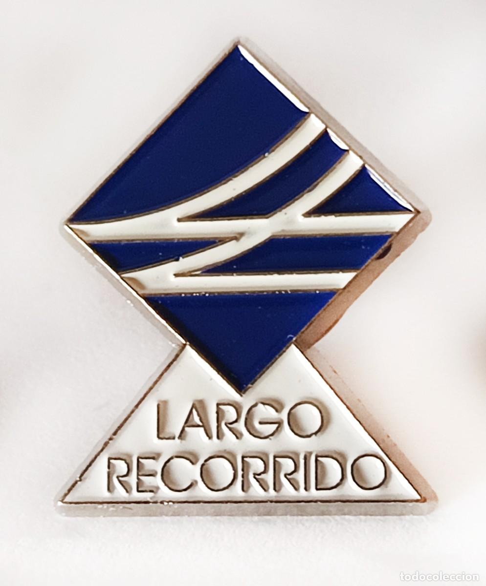 Pins de colecci&oacute;n: PIN DE SOLAPA ESMALTADO SERVICIO FERROVIARIO LARGO RECORRIDO RENFE 2 X 1,5 CM