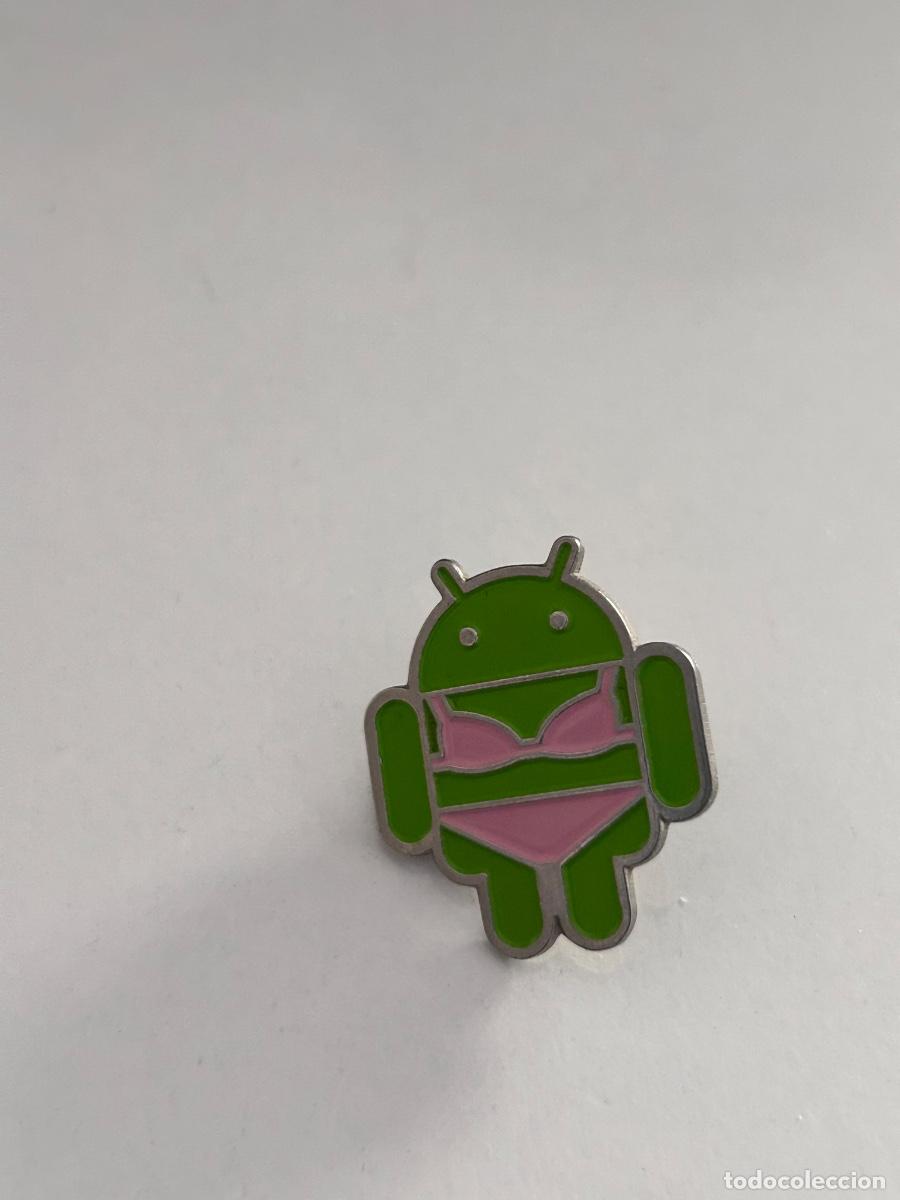 Pins de colecci&oacute;n: Pin MWC 2012 Google Android chica bikini rosa - Nuevo - Foto 3