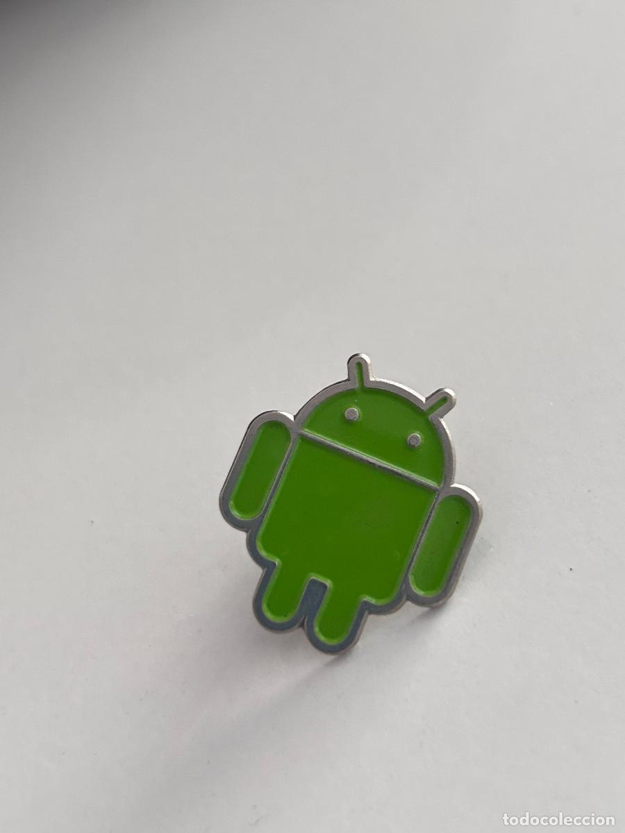 Pins de colecci&oacute;n: Pin MWC 2012 Google Android cl&aacute;sico mascota original - Nuevo