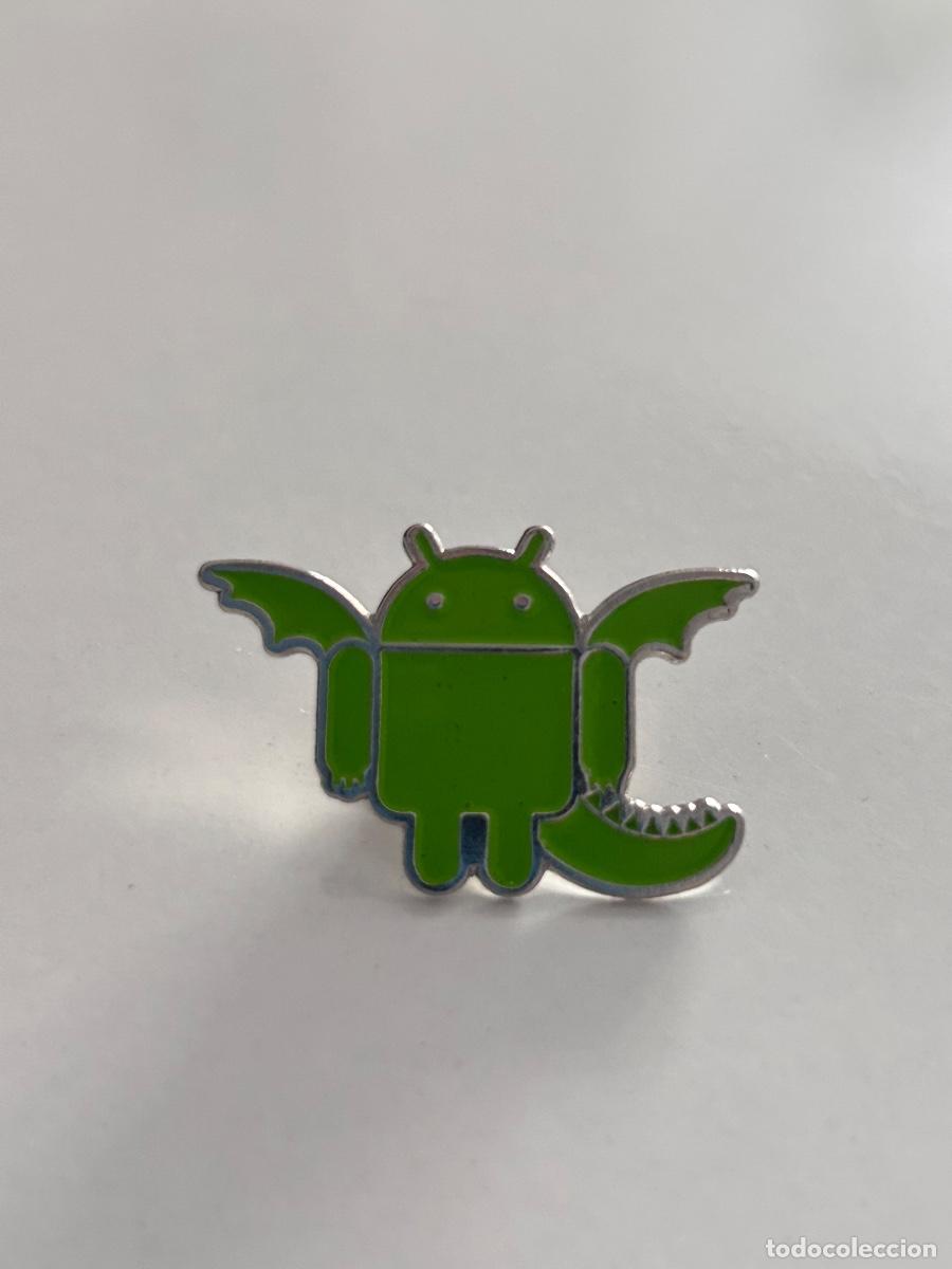 Pins de colecci&oacute;n: Pin MWC 2012 Google Android Drag&oacute;n Cola y Alas - Nuevo - Foto 2