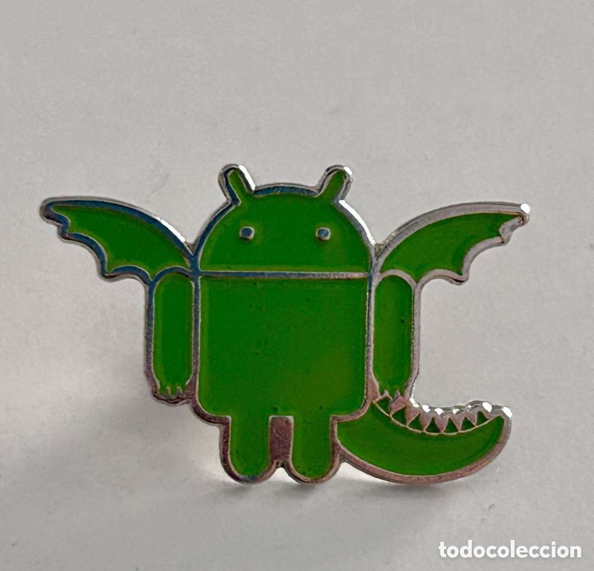 Pins de colecci&oacute;n: Pin MWC 2012 Google Android Drag&oacute;n Cola y Alas - Nuevo