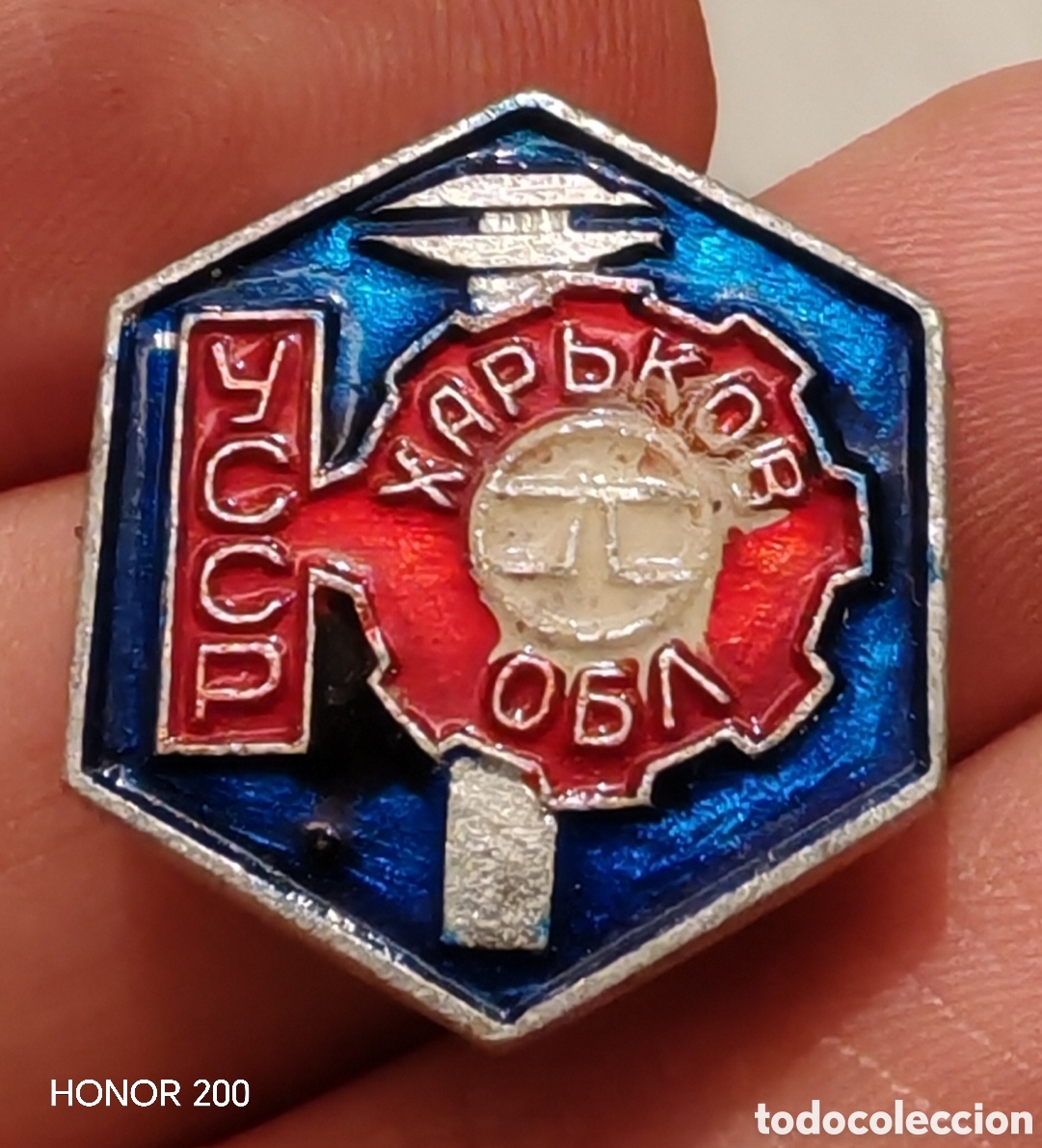 Pins de colecci&oacute;n: Pin Insignia - Sociedad Salvamento Acu&aacute;tico URSS - Oblast de Jarkov. 1975-80