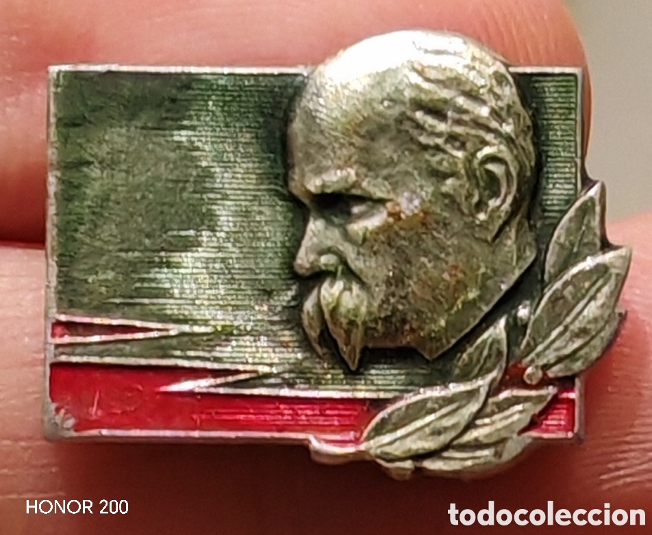 Pins de colecci&oacute;n: Pin Insignia dedicado a - Taras Sevchenko. Poeta y Artista - URSS. Ukrania