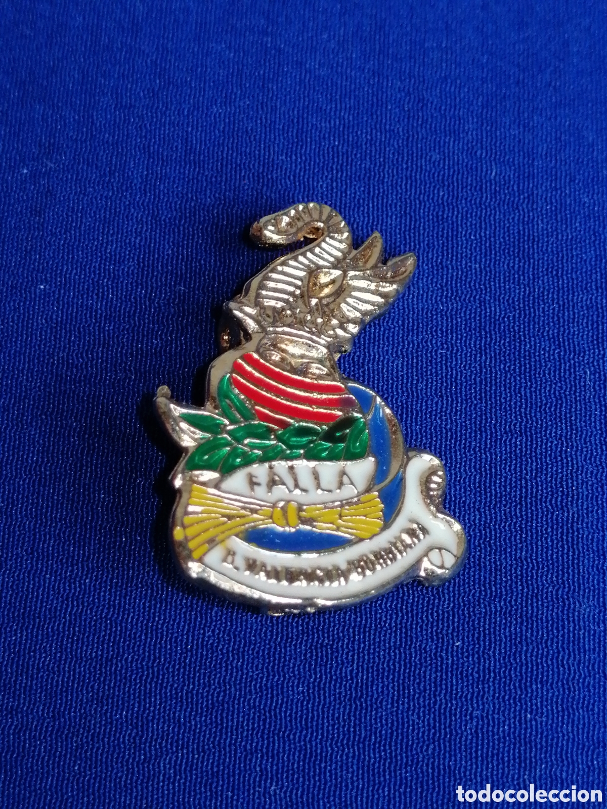 Pin's de collection: FALLA BARRIO VALENCIA (BURRIANA) CASTELLON INSIGNIA DE ALFILER