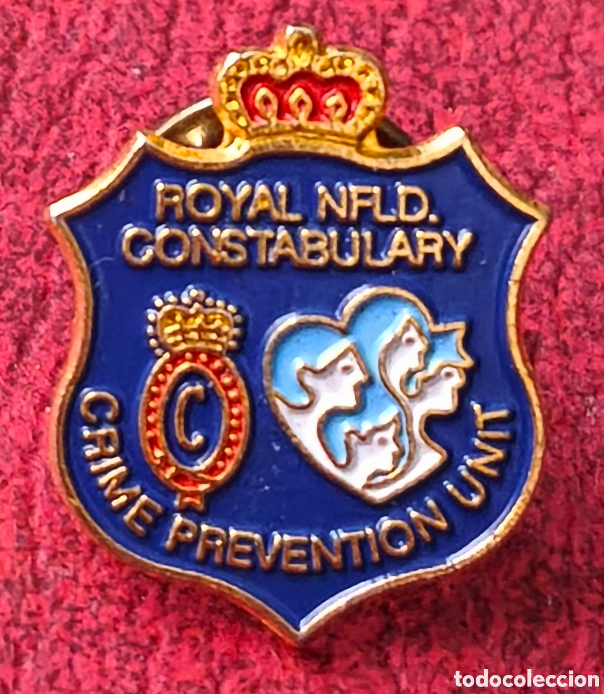 Pins de colecci&oacute;n: Gran Breta&ntilde;a. Unidad de prevenci&oacute;n del crimen